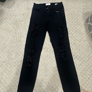 Frame black jeans